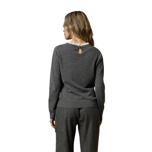 Kocca Maglia Maglia Donna girocollo con pizzo XS A25 - KOCCAMARSHALL - M9003 - XS - Francavilla Moda